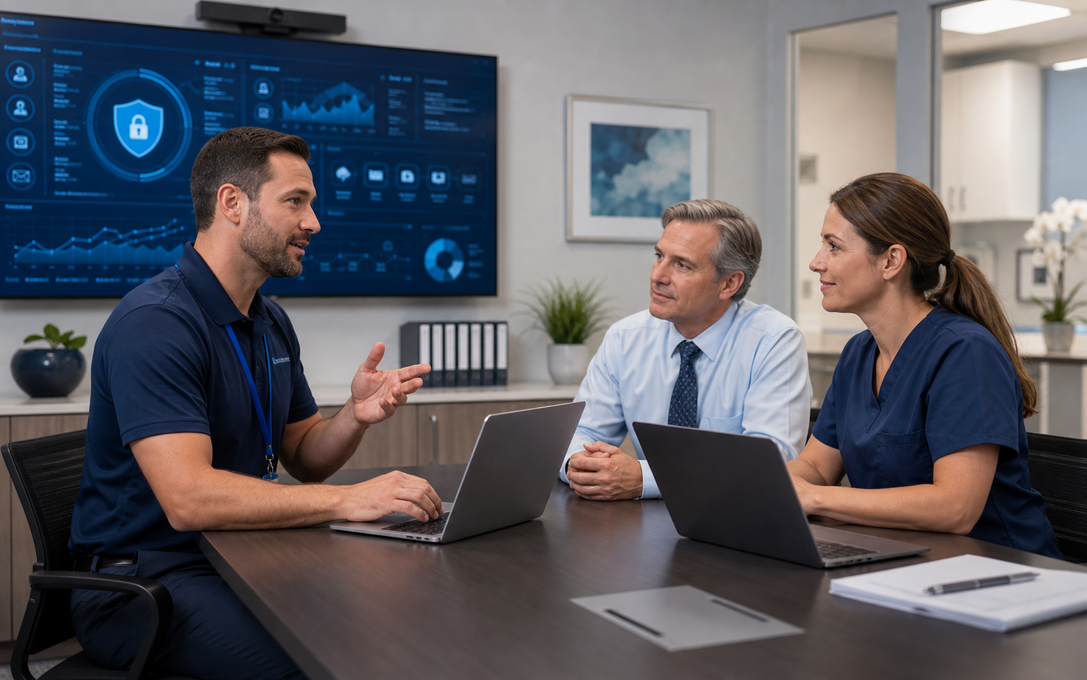 Business IT com ciberseguranca e Microsoft 365